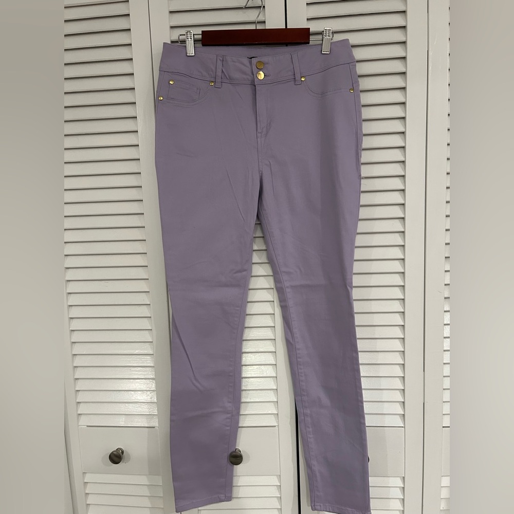 IMAN lavender jeggings- size 12 excellent condition